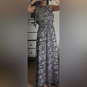 Black and White Patterned dress